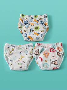 3/5 pezzi Pannolini lavabili riutilizzabili per l addestramento al vasino per neonati, mutandine assorbenti per l addestramento al vasino per bambini, pannolini di stoffa per bambini piccoli, mutandine di apprendimento per il vasino, adatti per l addestramento al vasino, combinazioni multiple, lista essenziale per neonati