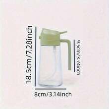 Oil Bottle Sprayer For Kitchen Home Bbq Olive Oil Cooking Oil Atomization Tool Air Fryer Oil Sprayer Household Cooking Oil Spray Bottle High Pressure Continuous Mist Container - Multicolor - View 3