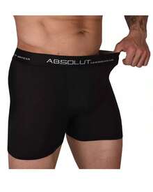 Boxer Briefs Kit With 3 Plus Size G1 G2 G3 G4 Extra Large Microfiber - Multicolor - View 6