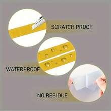 1pc Multi-Color Car Rear Trunk Reflective Sticker, Car Rear Bumper Collision Protection Sticker, Anti-Rear-End Warning Reflective Sticker For Night - Multicolor - View 4