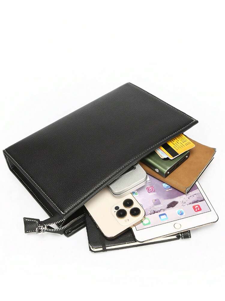 gorchis Men's Multifunctional Chest Bag With USB Charging Port, Lightweight Shoulder Bag Mobile Phone Messenger Bag, Versatile Solid Color Sports Hiking Crossbody Bag, Large Capacity Sling Bags Waterproof Daily Leisure Commuting Fanny Pack Christmas Vacation Holiday School The Sporty Life Spring School Supplies Belts New Life Items For Students Men Essentials Side Bag Purse Essentials Graduation Hiking Accessories Waterproof Backpack Belt Bag Phone Bag , Valentines Gifts, Valentine Day - Black - View 11