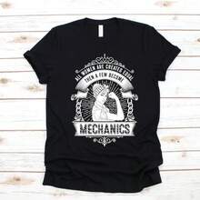 Female Car Mechanic Shirt  Girl Auto Mechanic T-Shirt  Tank Top    Sweatshirt  Long Sleeve  Apparel Gift - màu đen - Xem 1