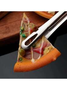 1pc/2pcs/3pcs/4pcs/6pcs 304 Stainless Steel Korean-Style BBQ Tongs For Household & Commercial Use, Thick & Extra Long For Steak And Food Gripping