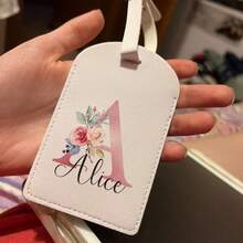 Personalised Custom Name Luggage Tag Suitcase Identifier Label Baggage Boarding Tags Travel Accessories Gift For Her - Multicolor - View 8