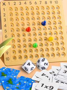 ABS 9x9 Multiplication Table Math Teaching Aids Toy