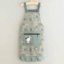 1pc Restaurant Chef Apron And Waiter Work Half Body Apron, Household Waterproof, Stain Resistant, Wear-Resistant Apron, Suitable For Home Kitchen Cooking, Restaurant Waiter, Coffee Shop, Milk Tea Shop Work Clothes, Two Styles And Three Colors To Choose From (Long/Short)