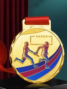 Customized Metal Relay Medals, Gold, Silver, Bronze Medals, Zinc Alloy Material, Competition Medals, Relay Race Honor Commemorative Medals - Multicolor - View 2