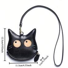 1pc Women's Neck Hanging Coin Purse, Cartoon Mini Cute Hanging Pouch, Ladies Small Change Wallet, Suitable For Girls, Women, Workplace Newcomers And White-Collar, Perfect For Work, Business Trip, Commuting, Outing, Travel