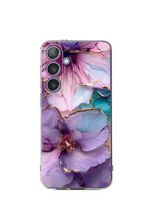 Flower 1 件时尚芙蓉花透明软手机壳适用于三星 Galaxy A04e/12/A13/A14/A34/A50/A52/A53/A54/S21/S22/S23/S24/S25/S25 超防水防震防摔防刮 - 無色 - 查看 8