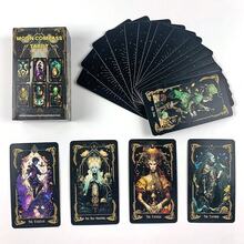 Moon Compass Tarot -78 Vibrant Illustrations, Easy-To-Read Guide, Perfect For Beginners, Meditating And Party Games - Multicolor - View 1