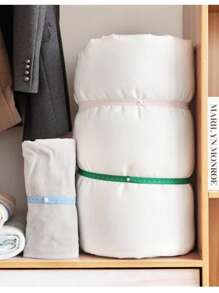 Macaron Lala Roll kledingopbergriem, vouwbaar voor kleding van luie mensen, knopen van kleding en broeken, touwgordijn, kledingbindriem, speciaal voor het binden van quilts