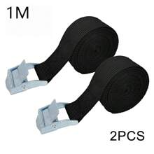 2 szt. Lina napinająca do samochodu, mocny pas z grzechotką, pasek mocujący do bagażu samochodowego, do ciężarówki, motocykla, roweru, łodzi