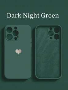 简约防震、防指纹、防摔、防滑绿色心形箔片手机壳,兼容苹果17/16/15/14/13/12 Pro Max、S23 Ultra、红米Note 11、OPPO手机、苹果17/苹果17 Pro/苹果17 Pro Max、苹果13、苹果16、荣耀Magic 7 Lite、OPPO A40、苹果13手机壳、苹果手机壳、手机保护套、手机配件、A56 5G、手机壳、苹果13 Mini手机壳,情人节礼物、新年礼物,国际版,非国内版 - 綠色愛心 - 查看 5