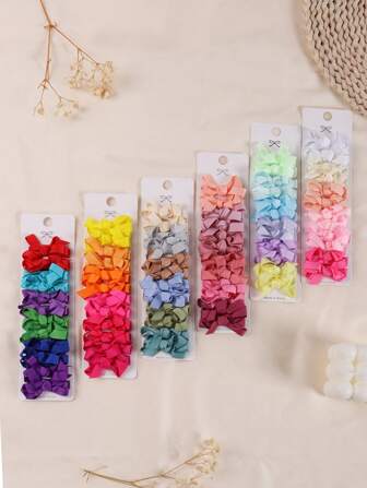 24 pièces épingles à cheveux en forme de nœud papillon, convient pour les fêtes, les sorties et l'utilisation quotidienne
