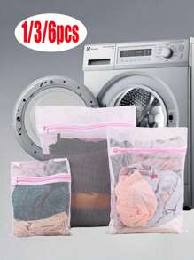 1/3/6 Stücke Waschmaschine Wäschesäcke, Haushaltswäsche BH Schutzwäschesäcke, Anti-Verformungs Kleidung & Unterwäsche Wäschesäcke