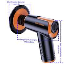 100W Wireless Rechargeable Car Waxing Machine- Small Polisher Locomotive With Repair Scratch- For Multifunctional Portable Polishing Automobile Supplies Car Cleaning Accessories - màu đen - Xem 7