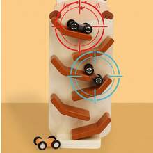 Wooden Inertial Target Tracking Glider; Track Car; Slide Car; Roller Coaster; Little Lion; High-Speed Slide Car. - Little Lion Slide - View 4