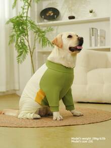 Pet ,Dog Clothes, Dog , Dog Pajamas, Big Dog , Large Dog Pajamas, Anti Licking, Small Dog Pajamas,Post Surgery Recovery Dog Clothes, Large Dog Jammies, Long Sleeve Prevent Shedding, Doggy Air Conditioner Suit, Recovery Suit For Large Medium Bodysuit Dogs, Suitable For 10 - 120 Pounds, Pet Summer Dreathable Costume, Extra-Large Elasticity - Green - View 9