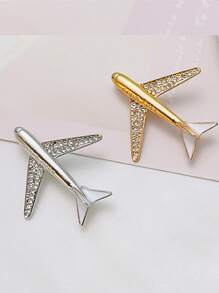 Modna Broszka Samolotowa, Duża Ozdoba Na Klapę Męskiego Garnituru, Pomysł Na Prezent Na Dzień Ojca