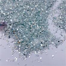 100g/200g Silver Glass Crushed Mosaic Tile, 3-6mm Asymmetrical Shaped Glass Mosaic Pieces, DIY Crafting, Coasters, Frames, Wall, Floor, Stairs, Pool, Art Creation Filler Material - Multicolor - View 5