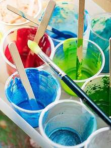 30ml/1oz 塑料刻度杯透明刻度杯，5/10/20 件透明环氧树脂混合杯，带 5/10/20 件木制搅拌棒，适用于树脂、环氧树脂、染色、混合涂料（5+5、10+10、20+20） - 數量 - 查看 7