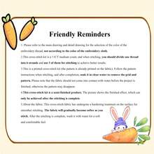 万圣节十字绣套装 - 南瓜屋 | 初学者 DIY 材料包（11CT 布料 + 3 股线）| 节日装饰创意礼物