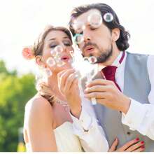 30 Stück Seifenblasen-Flaschen in Form eines verspielten Herzstabes - perfekt für romantische Anlässe, Partyfavoren und Geschenkideen - ideal für Hochzeiten, Bridal-Shower, Geburtstage, Jahrestage und Valentinstag Feierlichkeiten