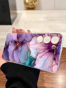 Flower 1 件时尚芙蓉花透明软手机壳适用于三星 Galaxy A04e/12/A13/A14/A34/A50/A52/A53/A54/S21/S22/S23/S24/S25/S25 超防水防震防摔防刮 - 無色 - 查看 5