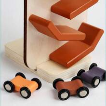 Wooden Inertial Target Tracking Glider; Track Car; Slide Car; Roller Coaster; Little Lion; High-Speed Slide Car. - Little Lion Slide - View 7