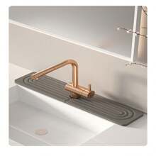 1pc Kitchen Faucet Mat - Diatomite Splash Guard For Sink, Quick-Drying Water Absorbing Stone Tray For Kitchen Sink Bathroom Bath Tub Quick Dry Non-Slip Easy To Clean