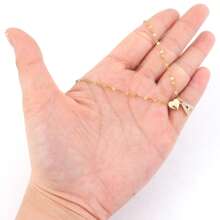 1pc New Fashion Pave Zirconia Initial Heart Pendant Golden Stainless Steel Lip Chain Necklaces For Women