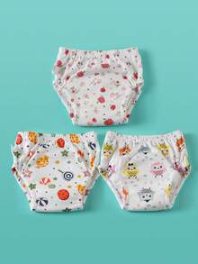 3/5 pezzi Pannolini lavabili riutilizzabili per l addestramento al vasino per neonati, mutandine assorbenti per l addestramento al vasino per bambini, pannolini di stoffa per bambini piccoli, mutandine di apprendimento per il vasino, adatti per l addestramento al vasino, combinazioni multiple, lista essenziale per neonati