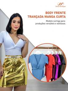 Swisz Women Bodysuits - Xanh đậm - Xem 5