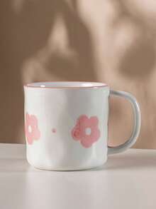 1 件 320 毫升陶瓷杯，可爱情侣咖啡杯，压花波浪奶茶杯，手绘女士办公室早餐杯，适合派对、毕业典礼、婚礼、聚会 - 彩色 - 查看 18