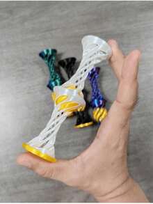 1 3D打印螺旋形坐立不安玩具，弹力球，缓解压力的桌面装饰，办公室礼物，万圣节圣诞派对小礼物，派对小礼物 - 彩色 - 查看 6