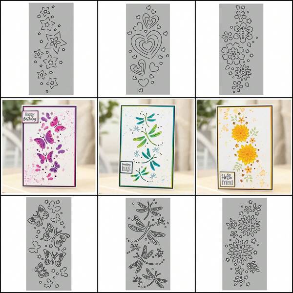 Metallic Cutting Die Mold, DIY Paper Craft Cutting Mold For Scrapbooking, Greeting Cards, Embossing, Home Decor Projects, Carbon Steel Tool