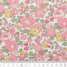 0.5m/1m/2m/3m/4m/5m*145cm Pink, Blue, Yellow Soft & Colorful Floral Printed Fabric, Comfortable & Breathable, Suitable For Garment Making And Various Sewing DIY Crafts - Multicolor - View 6