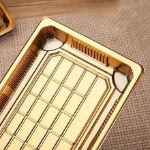 20个金色寿司盒，高端一次性外卖盒，带盖，防雾盖，日式商业包装盒，适合情人节食品包装，心形包装盒 - 多色(含蓋) - 查看 5