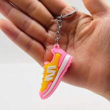 1pc Vibrant And Colorful Sports Shoe Styling Keychain - Covering Multiple Colors Such As Red, Blue, Pink, Green, Purple, Yellow, Etc. - A Fashionable Accessory For Sneaker Enthusiasts - Multicolor - View 7