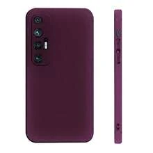 Liquid Silicone Shockproof Phone Case For Redmi Note, Poco And Mi - Rojo violeta - Ver 1