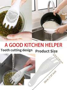 1 pieza Canasta multifuncional para el hogar para lavar arroz y escurrir vegetales, para almacenamiento de frutas y verduras, canasta escurridora multifuncional para viajes, canasta escurridora de cocina para viajes, canasta escurridora de lavandería para viajes, escurridora de arroz, canasta escurridora para restaurantes.