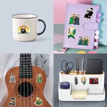 110pcs Sakamoto Days Manga Daily Life Cartoon Sticker Set, DIY Scrapbooking/Luggage/Phone Case Creative Decor, Cute Student Gift, Sticker Supplies