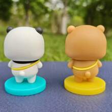 Kawaii Bubu Dudu Panda Bear Doll Cartoon Anime Figure Small Gift Miniatures Animal Toy Home Decoration Birthday Gift Valentine's Day Gift