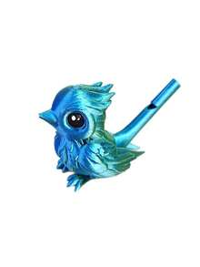1pc Singing Bird 3D Printed, Blow To Make Bird Sounds After Filling With Water, Perfect Gift For Back To School, Graduation, Birthday (Random Bird Eye Color) - Multicolor - View 7