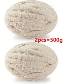 500g/250g 多色雪尼尔纱粗纱用于针织和钩针毯子垫子手工编织粗线柔软温暖钩针纱围巾线 多色雪尼尔纱用于针织和钩针毯子垫子粗线柔软温暖钩针纱围巾线 - 彩色 - 查看 26