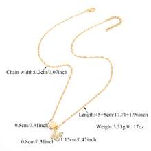 1pc New Fashion Pave Zirconia Initial Heart Pendant Golden Stainless Steel Lip Chain Necklaces For Women