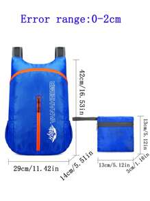 1 pièce Nouveau sac à dos pliable mode extérieur, sac de rangement polyvalent, ultra-léger et portable, sac de voyage pliable