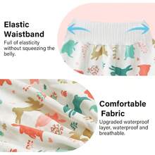 1 件防水、防漏儿童训练裤，柔软透气材质，可清洗和重复使用，适合婴幼儿，男孩和女孩的吸水如厕训练内裤，白天和夜间使用