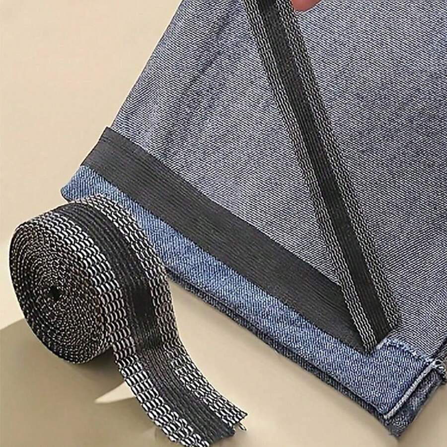 3M/5M Nastro adesivo per orli, strumento per fissare gli orli dei pantaloni, senza ritaglio necessario, converte i pantaloni lunghi in corti, facile installazione