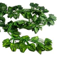 12 件/4 件/1 件 84.7 英寸人造藤蔓，适用于卧室，假常春藤藤蔓，用于房间婚礼装饰，假藤蔓带假叶，人造常春藤花环悬挂藤蔓，适用于墙壁室内外装饰